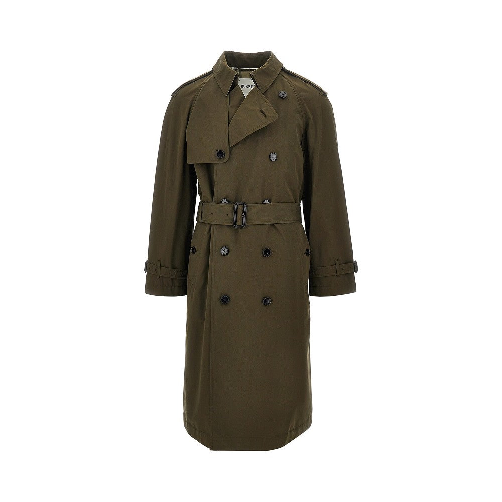 Trench lungo in cotone