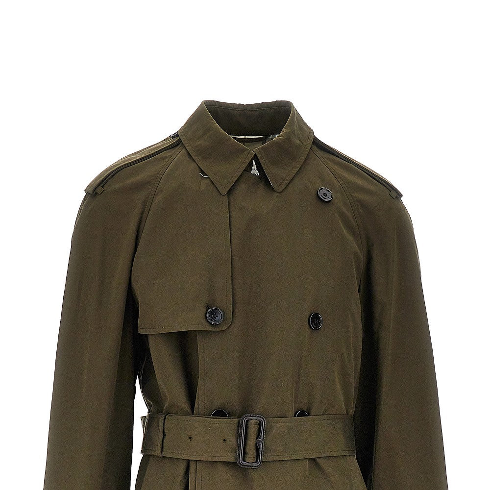 Trench lungo in cotone