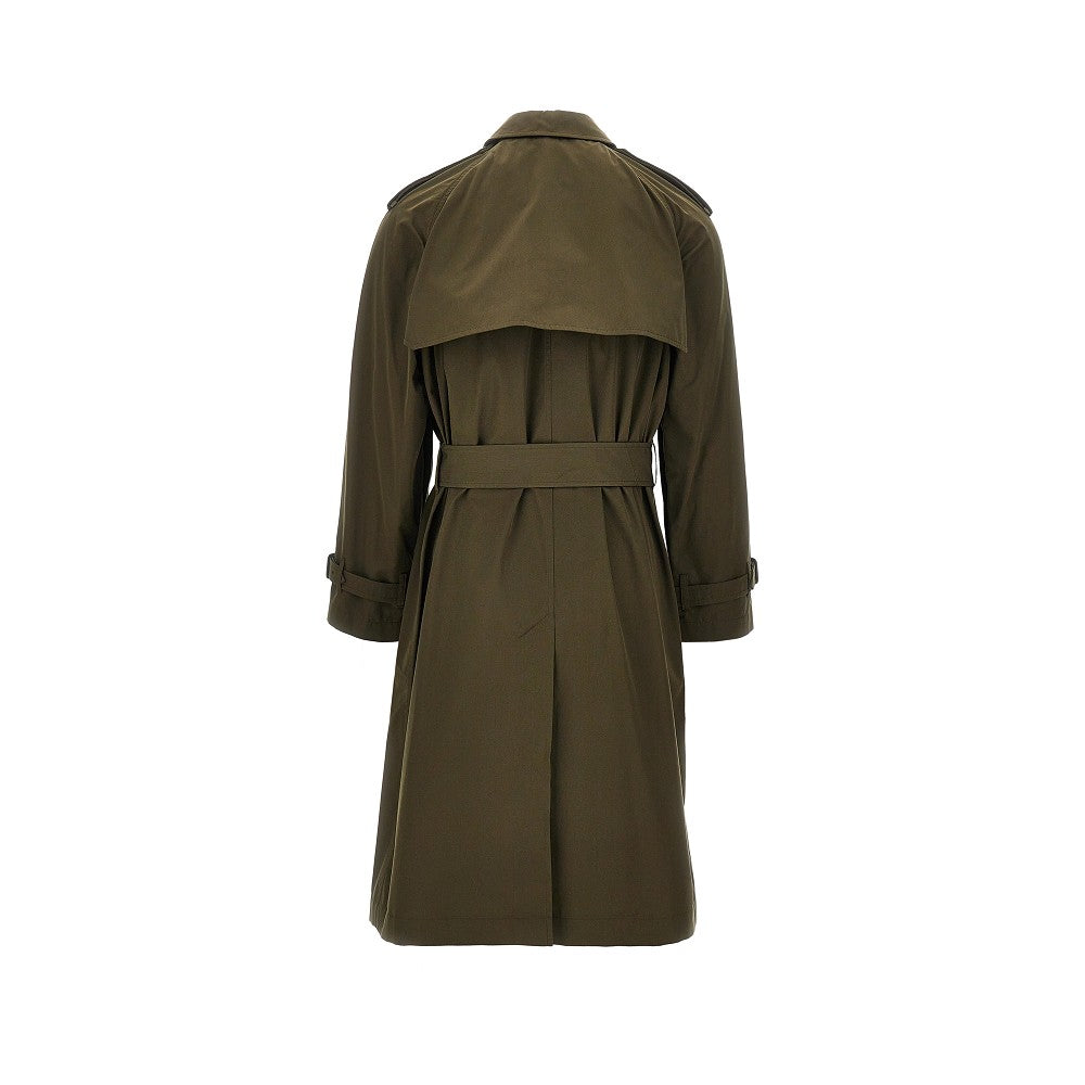 Trench lungo in cotone