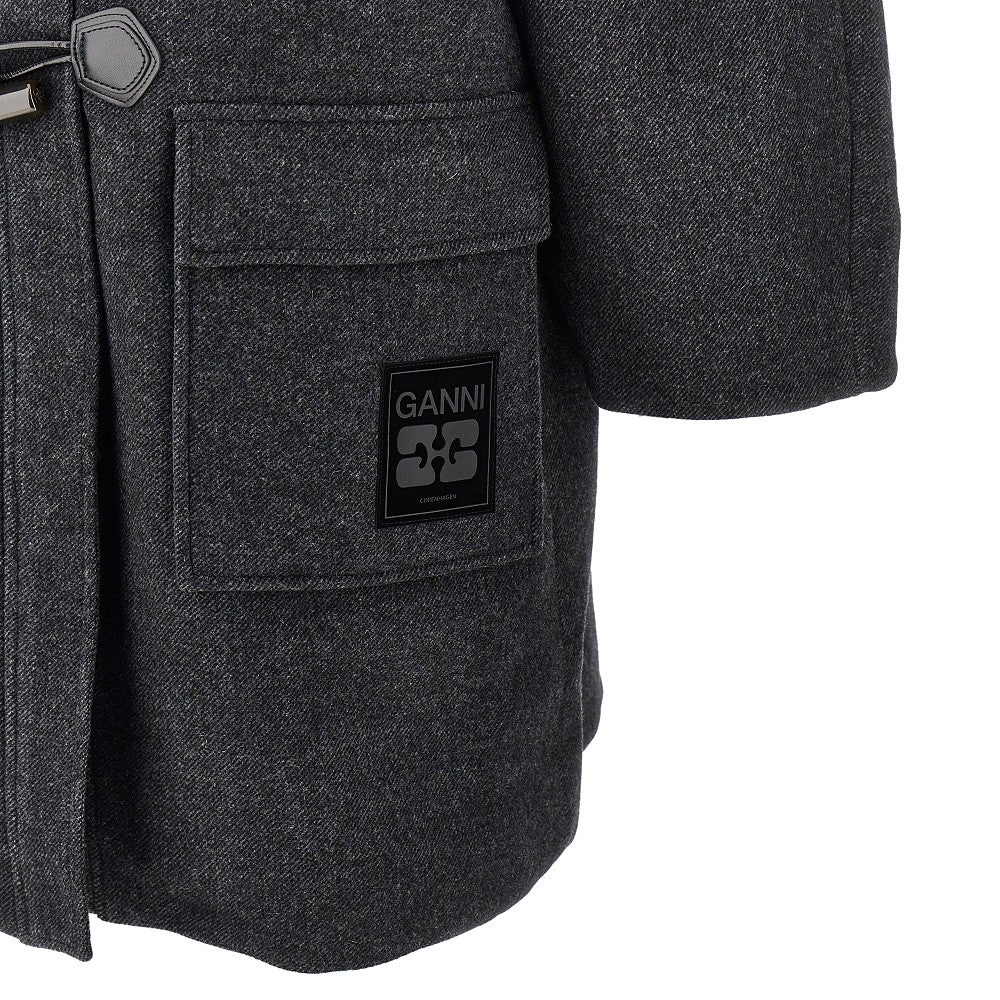 Wool-blend coat