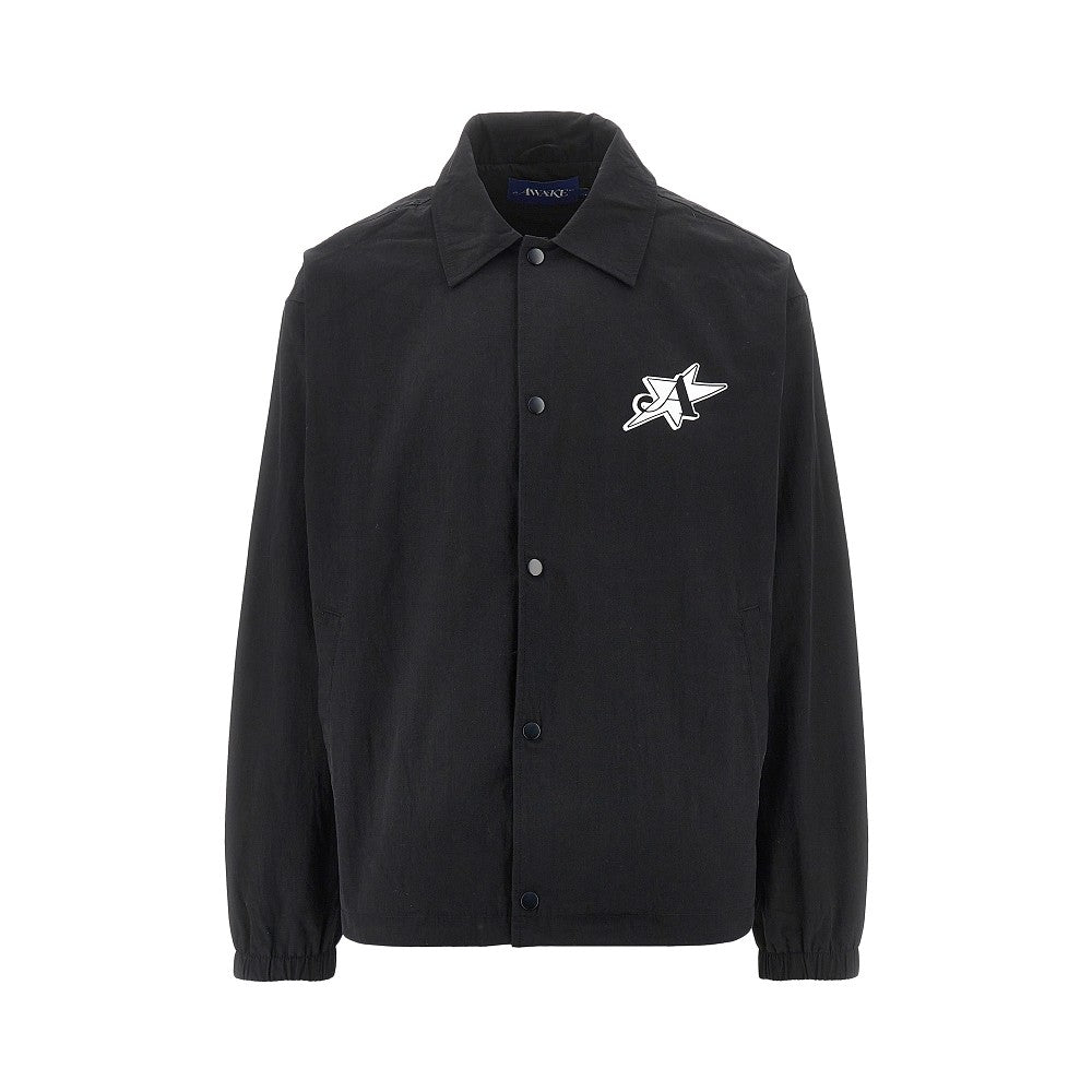 'L.E.S. Community' twill coach jacket