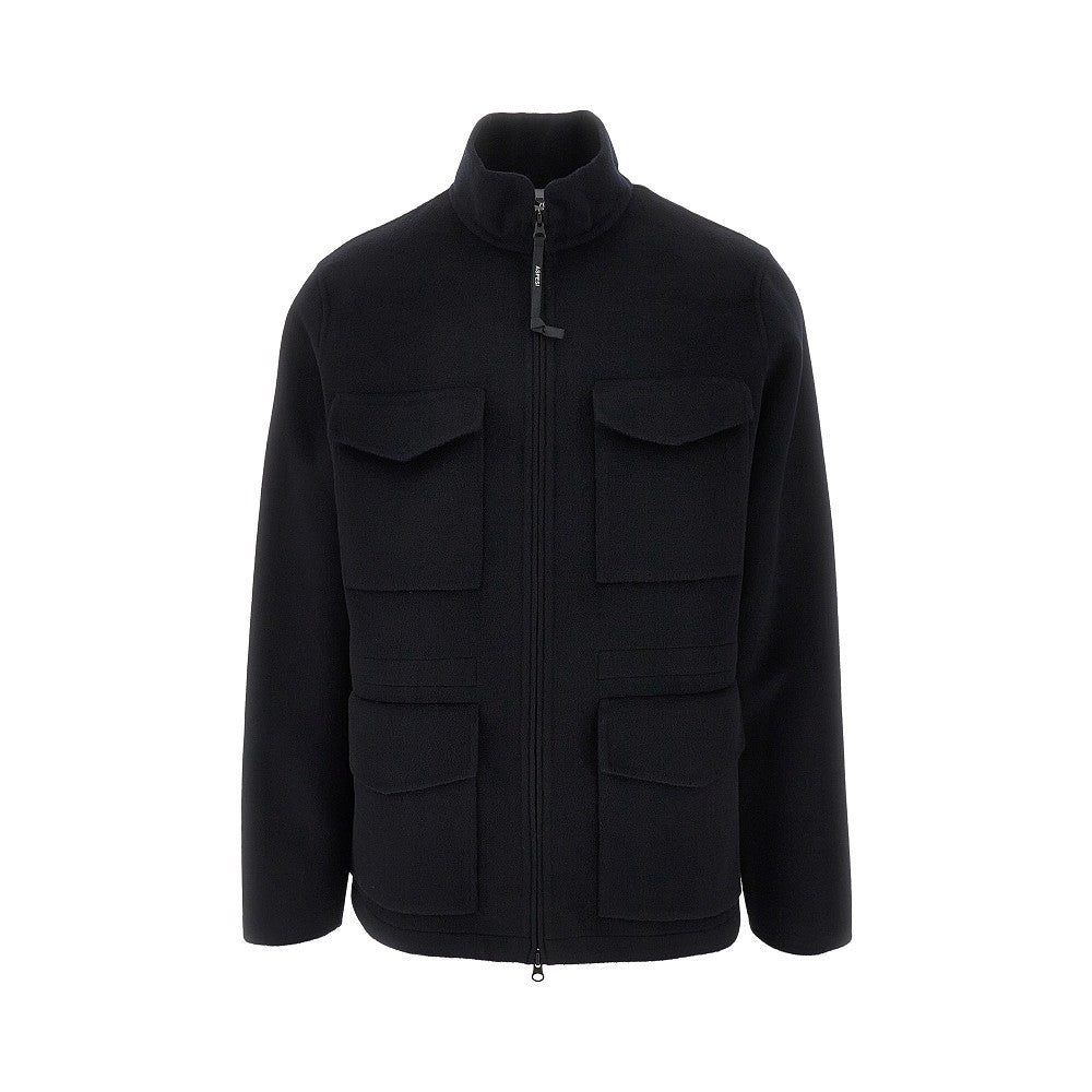 'Nelson' wool double field jacket