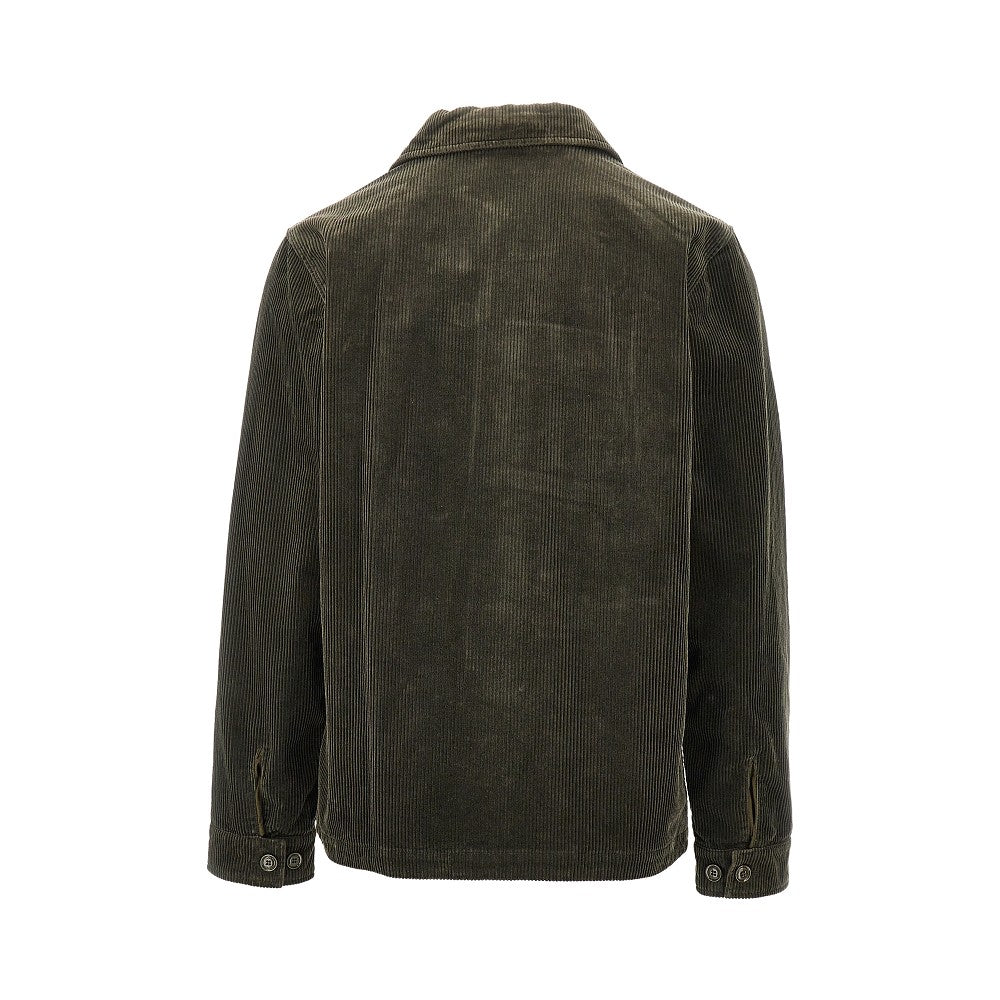 Corduroy shirt jacket