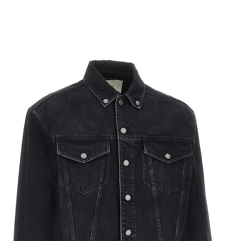 Giacca in denim con spalle oversize