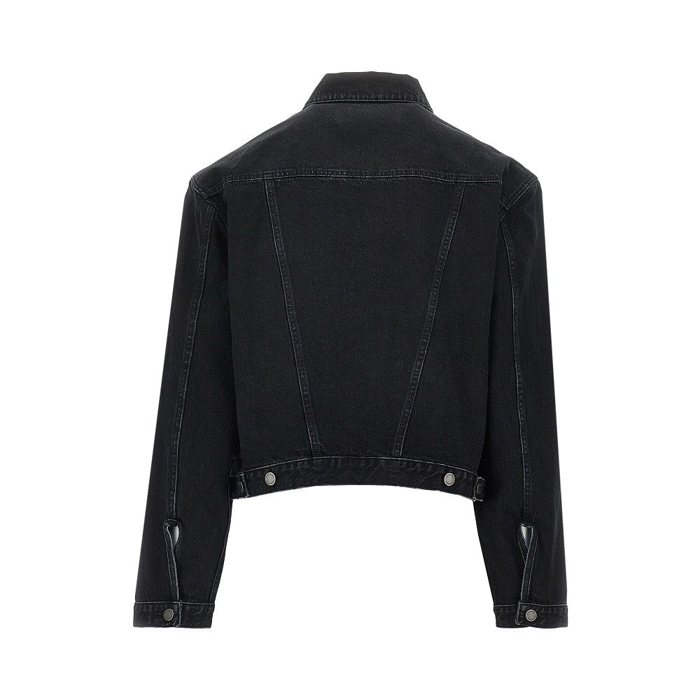 Giacca in denim con spalle oversize