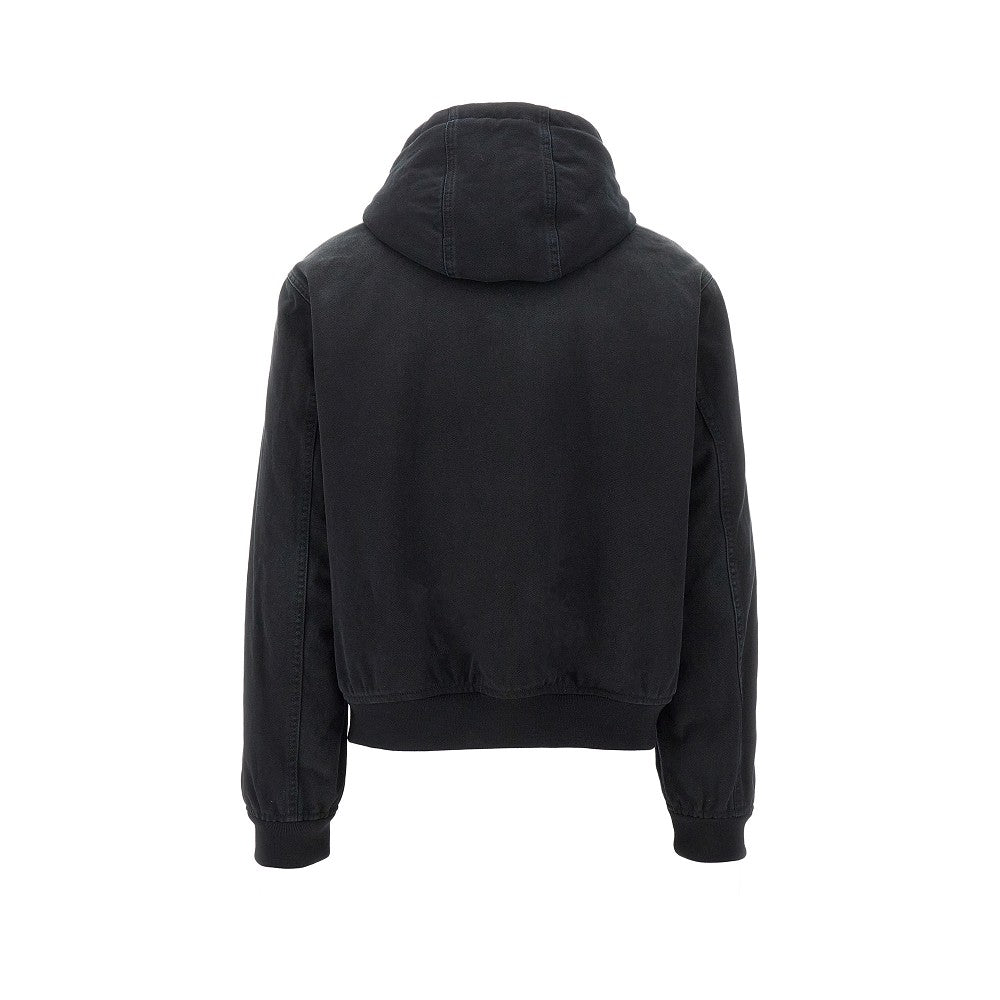 Padded denim blouson jacket