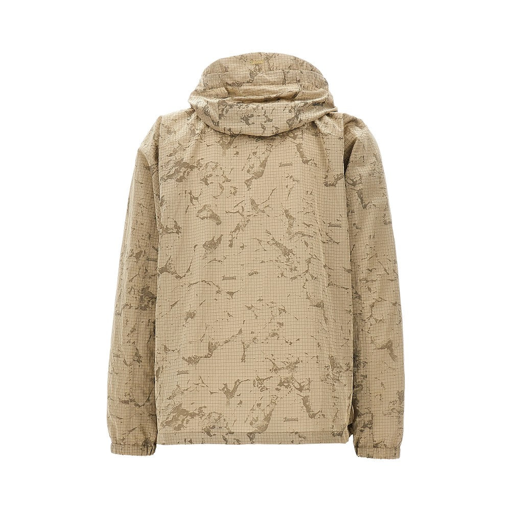 Giacca in nylon con motivo jacquard