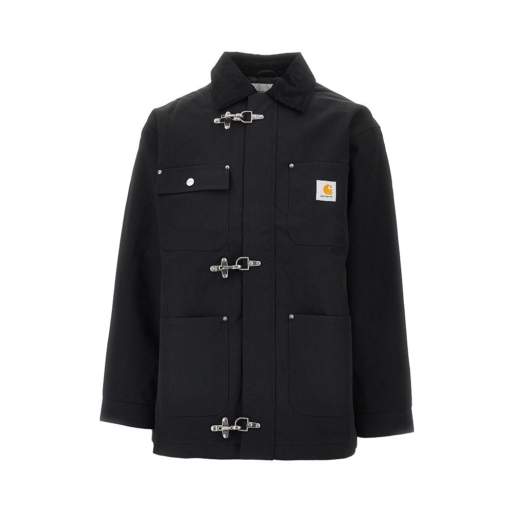 'Adair' padded canvas coat