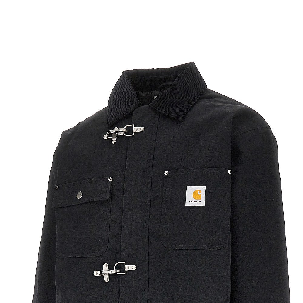 'Adair' padded canvas coat