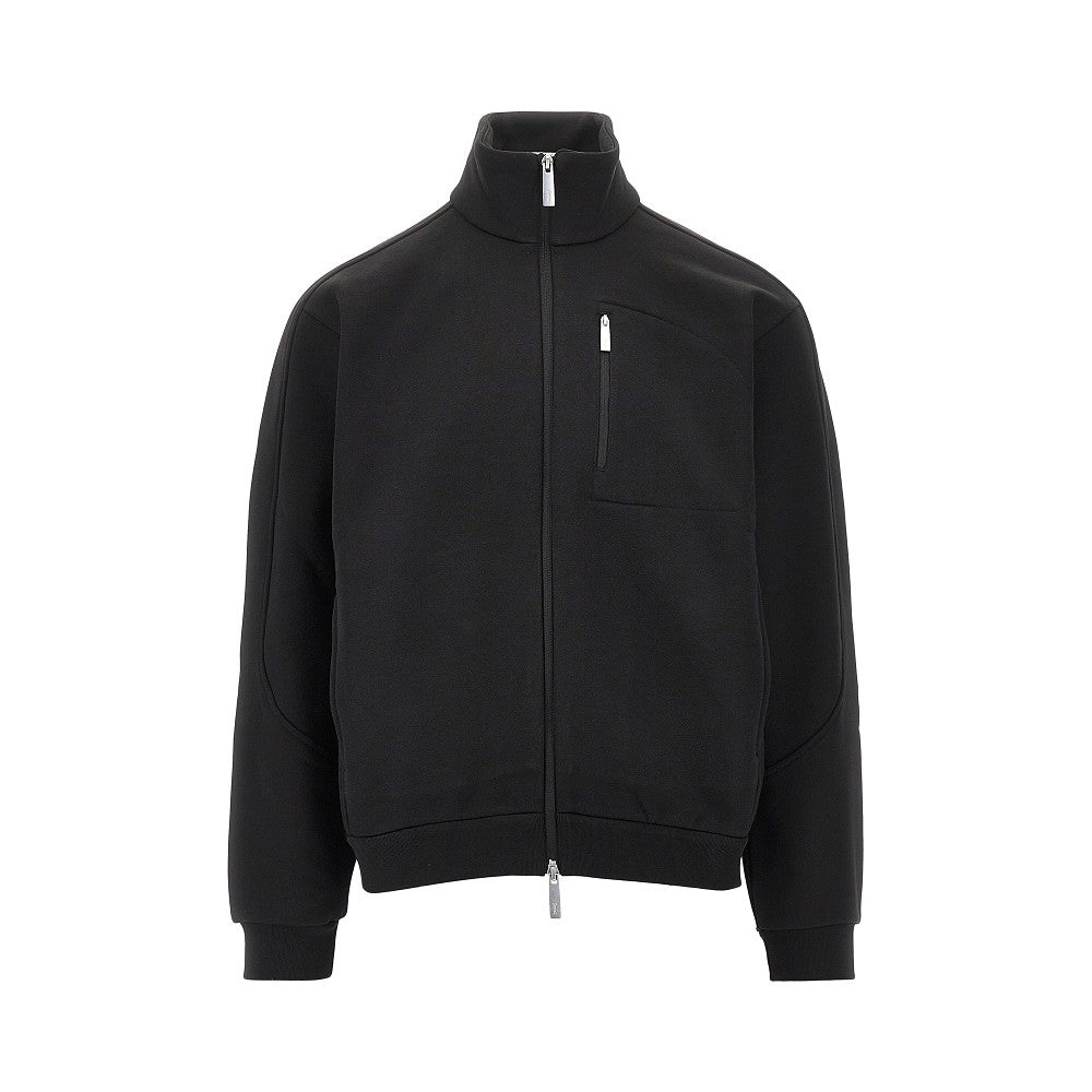 Laminar full-zip cotton sweatshirt