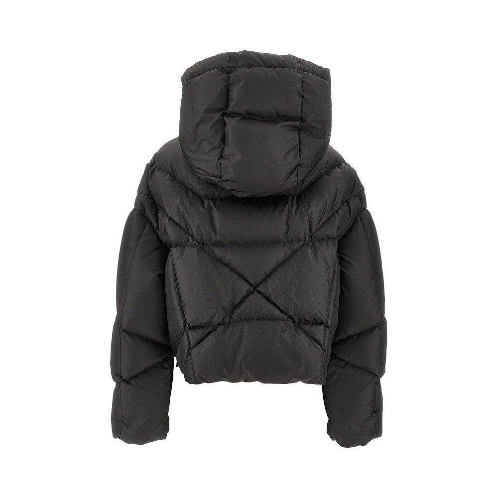 Mat Nylon 'Crop Iconic Milano' down jacket