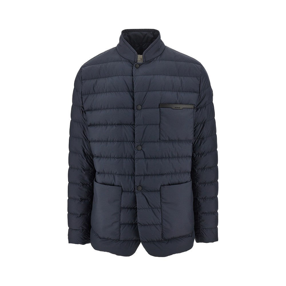 'Kenai' down jacket with leather details