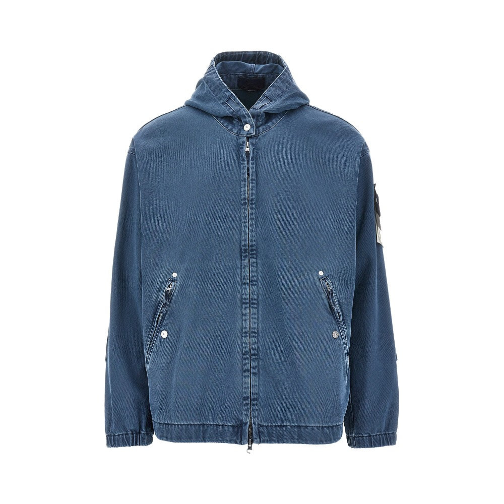Blouson in Light Bull Denim Indigo-TC