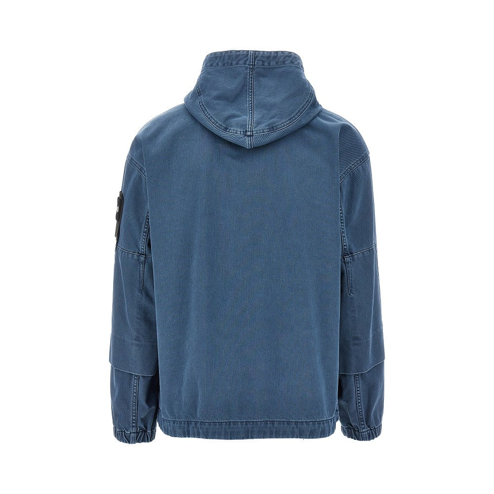 Blouson in Light Bull Denim Indigo-TC