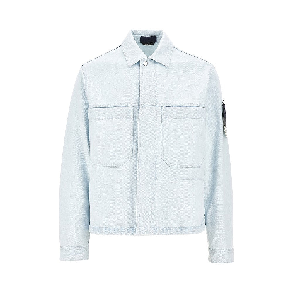 Giacca in Indigo Denim Ultra Bleached