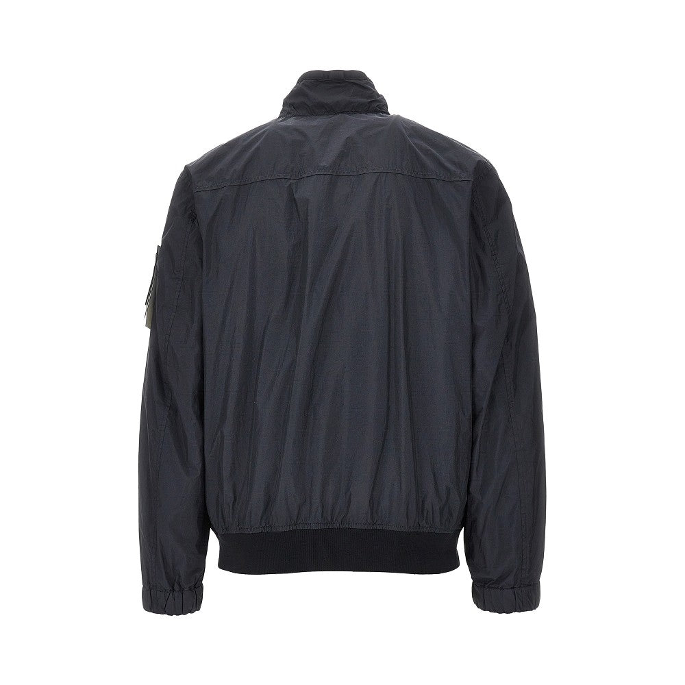 Bomber in Garment Dyed Crinkle Reps R-Ny