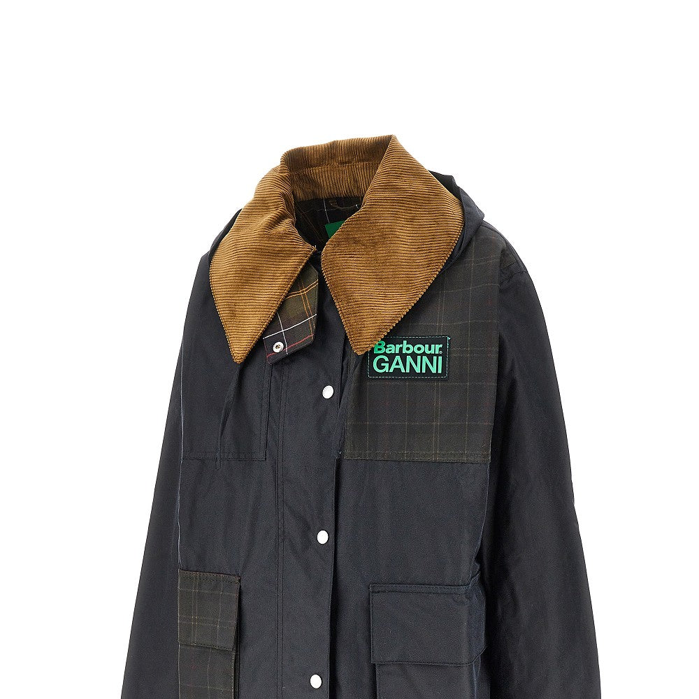 Parka in cotone cerato