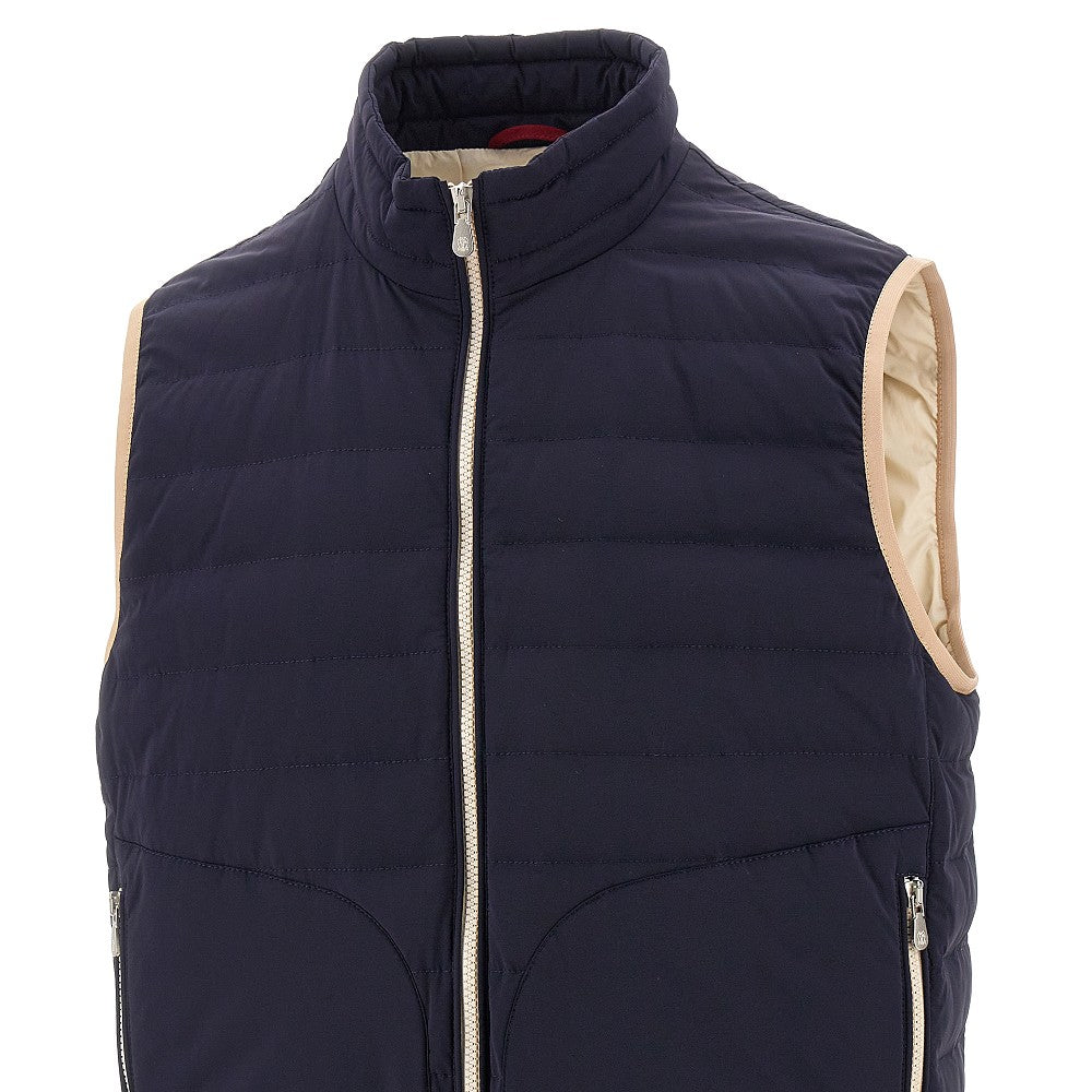 Stretch nylon padded vest