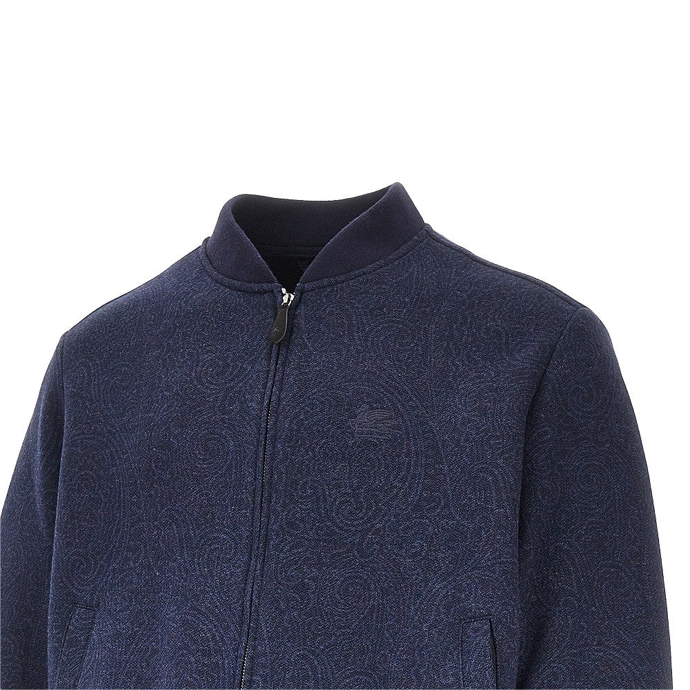 Giacca in jersey con motivo Arnica jacquard