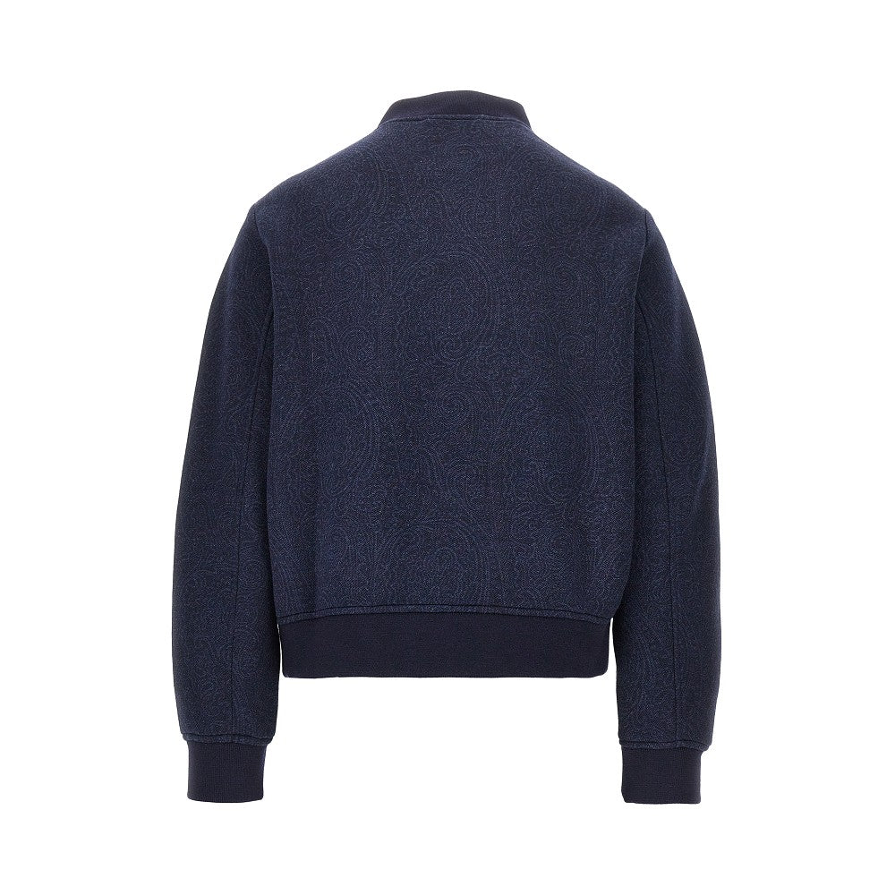 Giacca in jersey con motivo Arnica jacquard