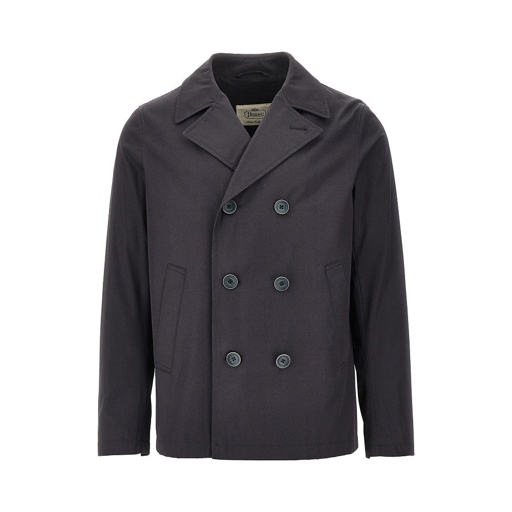 Double-breasted cotton jacket