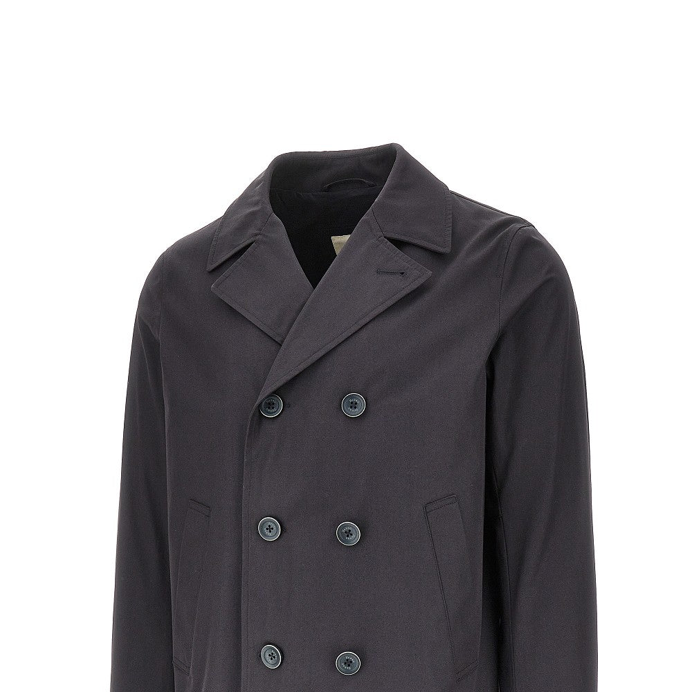Double-breasted cotton jacket