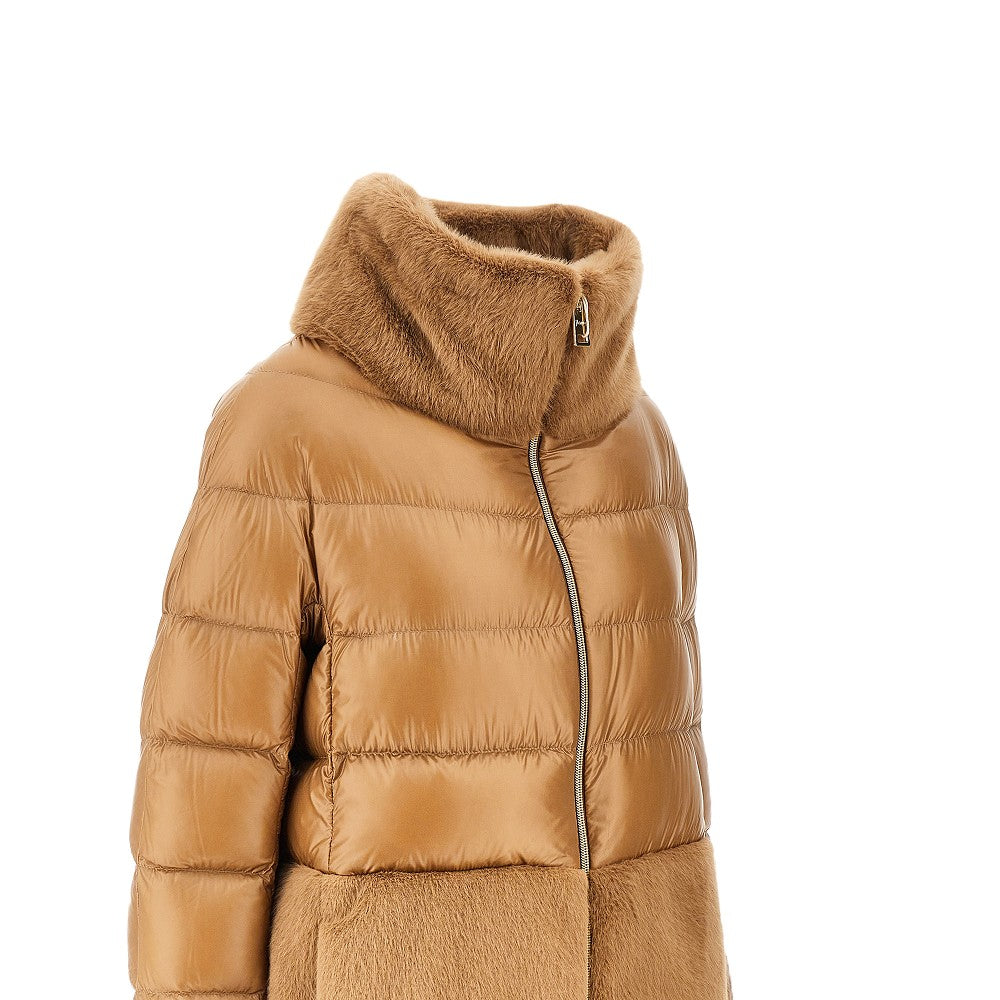 Nylon Ultralight and Alternative Fur jacket