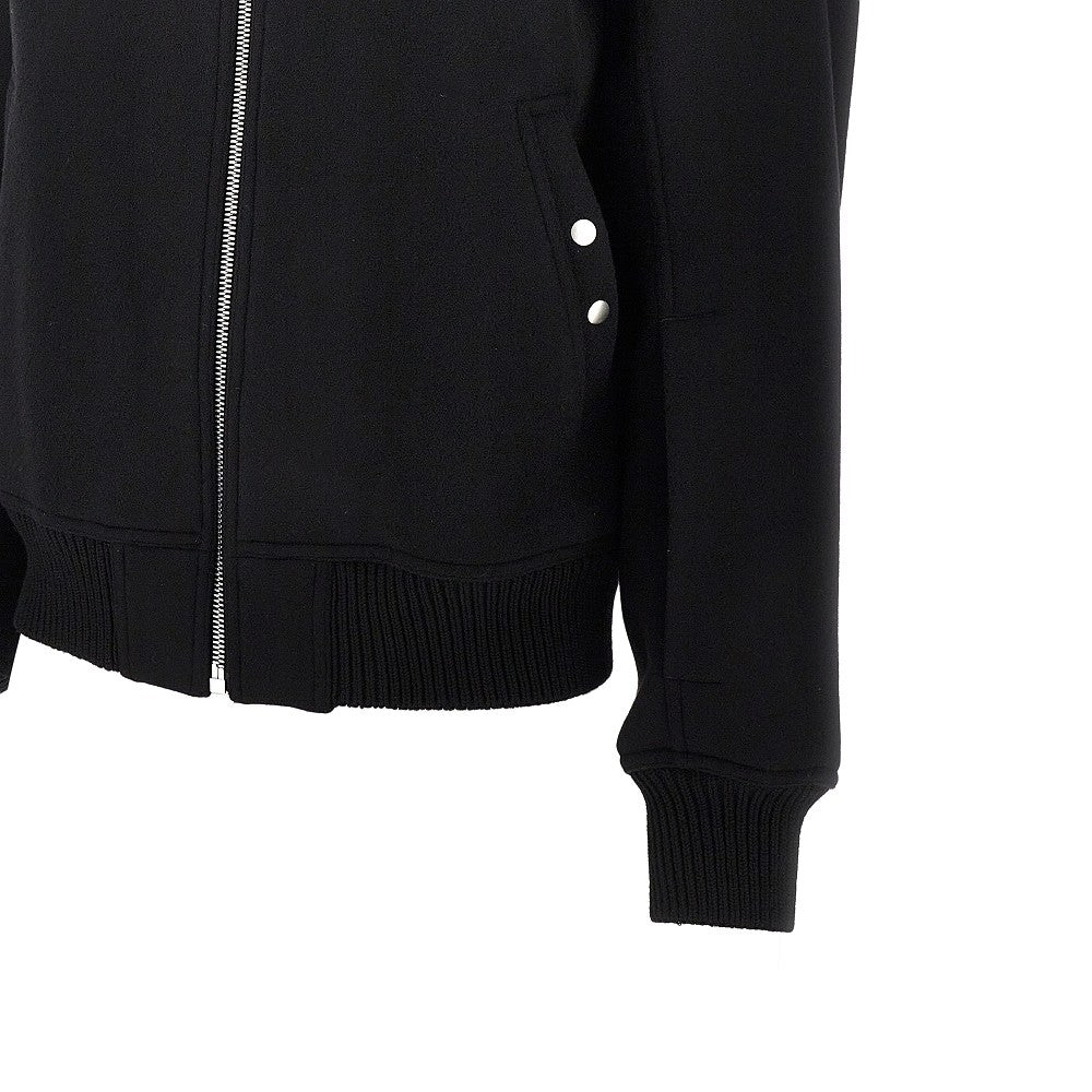 'Blixa Dracucollar' wool bomber jacket