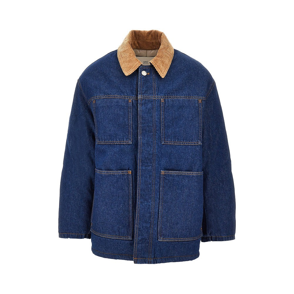Padded denim Worker jacket
