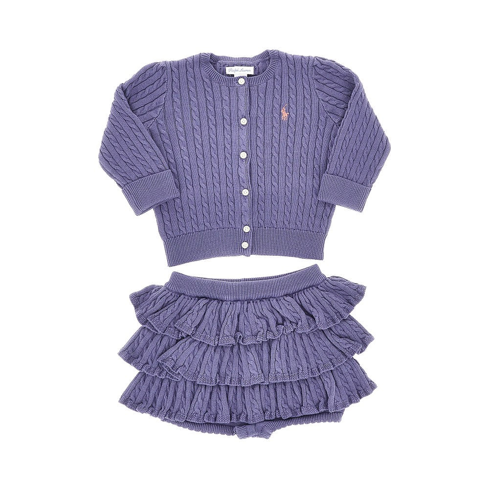 Set due pezzi in maglia di cotone - KIDS