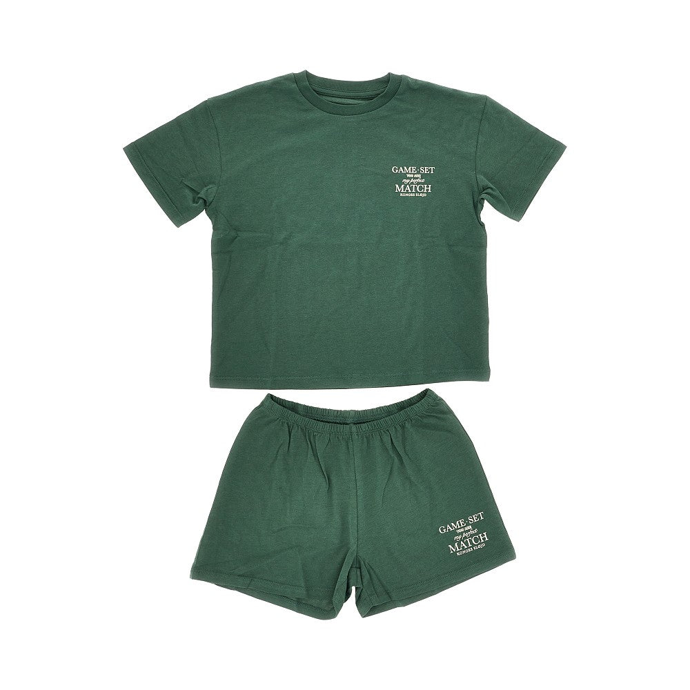 'Famo' organic cotton jersey set