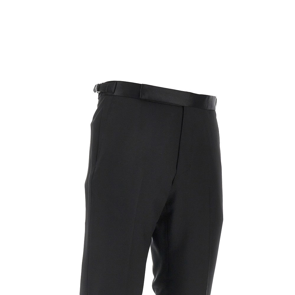 Wool tuxedo pants