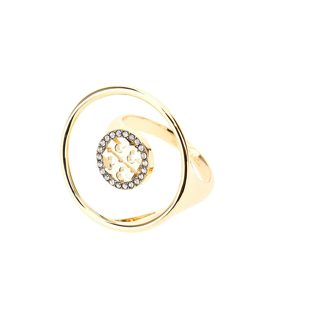Anello 'Miller' con pavé