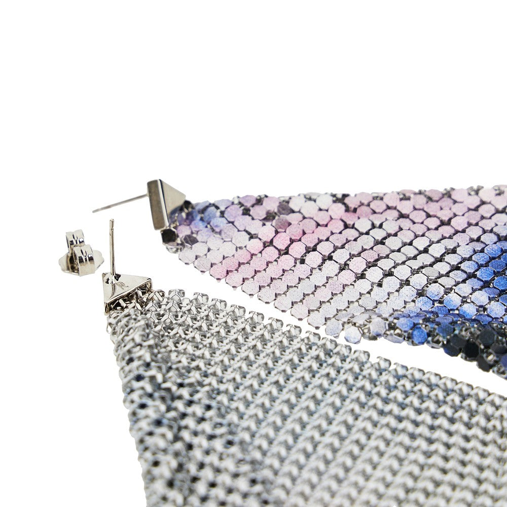 Pixel Flow Tie-Dye earrings