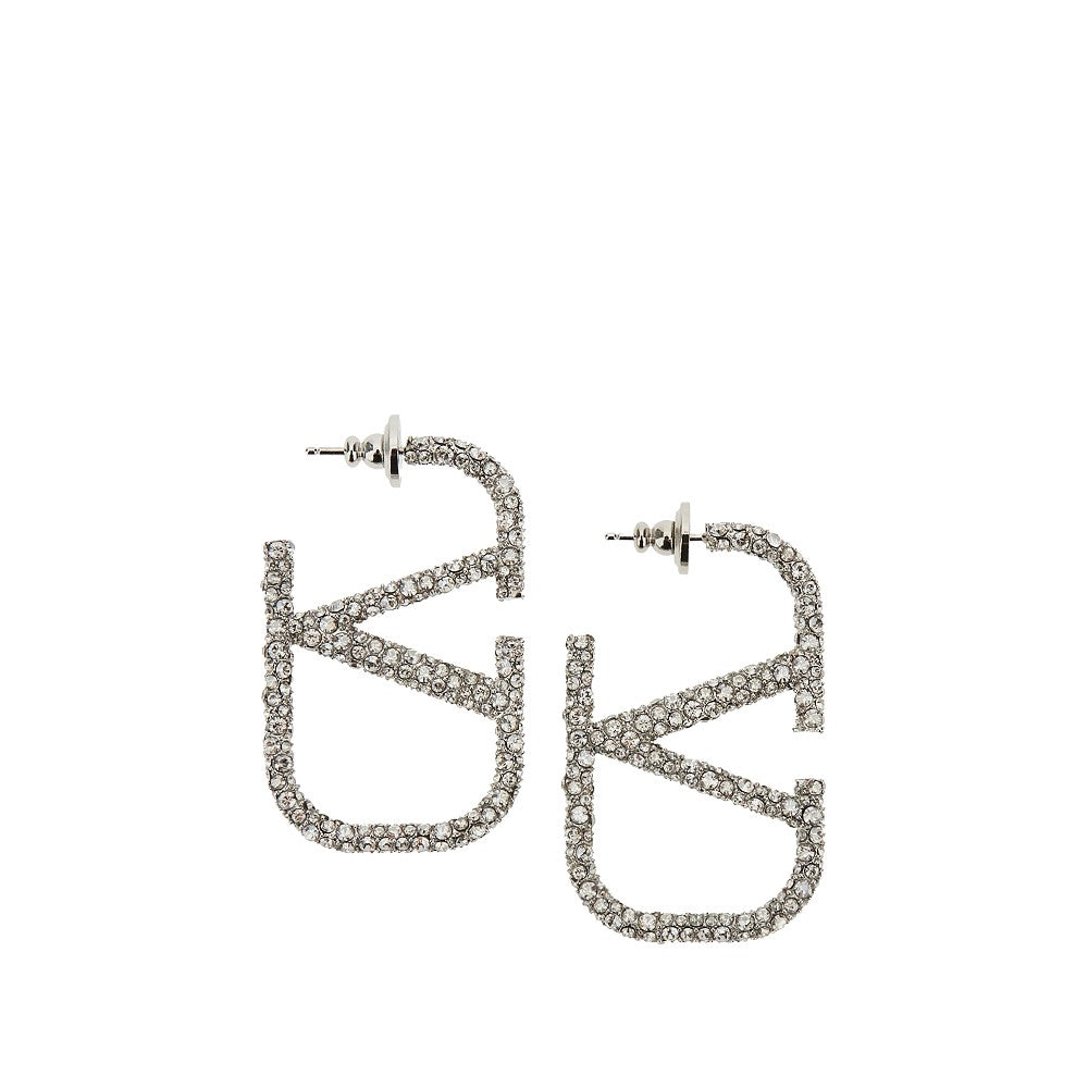 Orecchini VLogo Signature con Swarovski