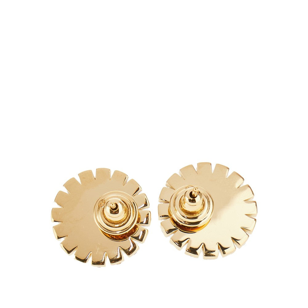 VLogo Signature earrings with crystals