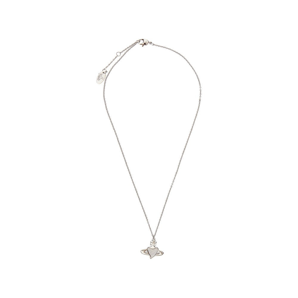 'New Diamante Heart' pendant necklace