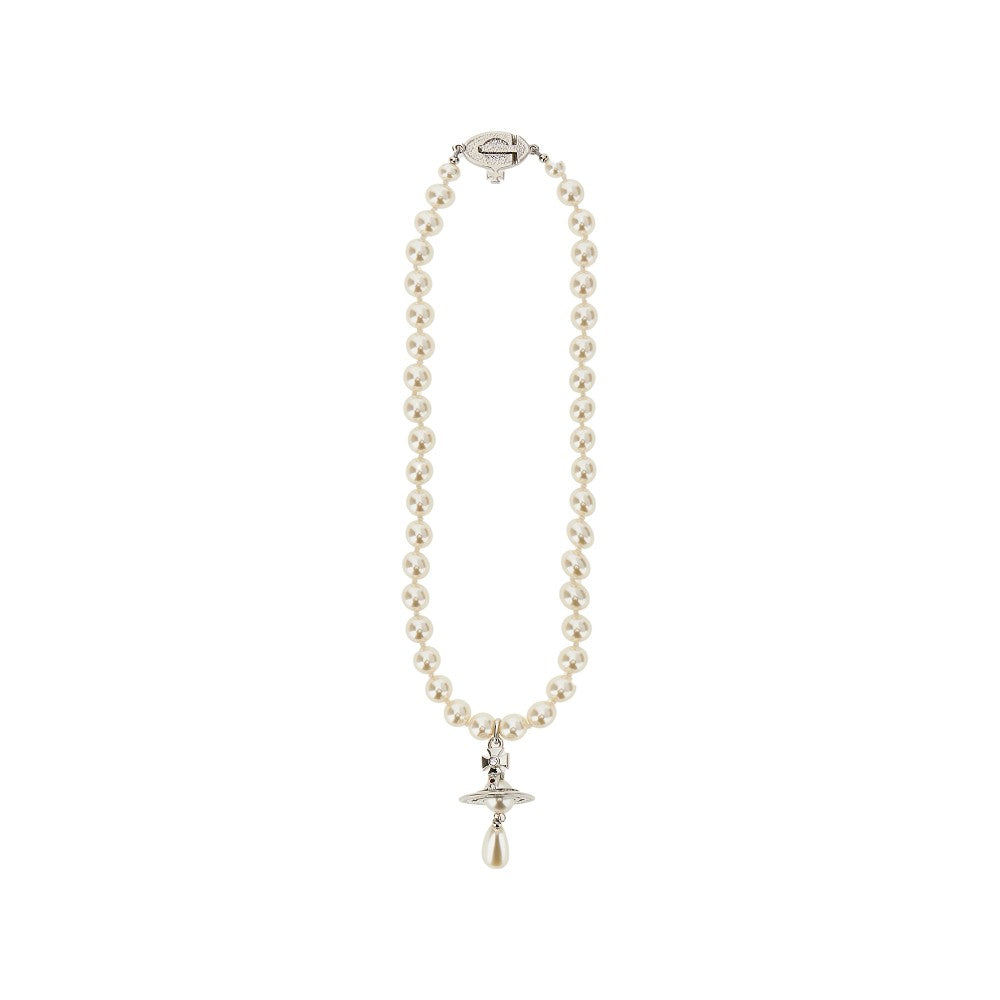 Choker 'One Row Pearl Drop'