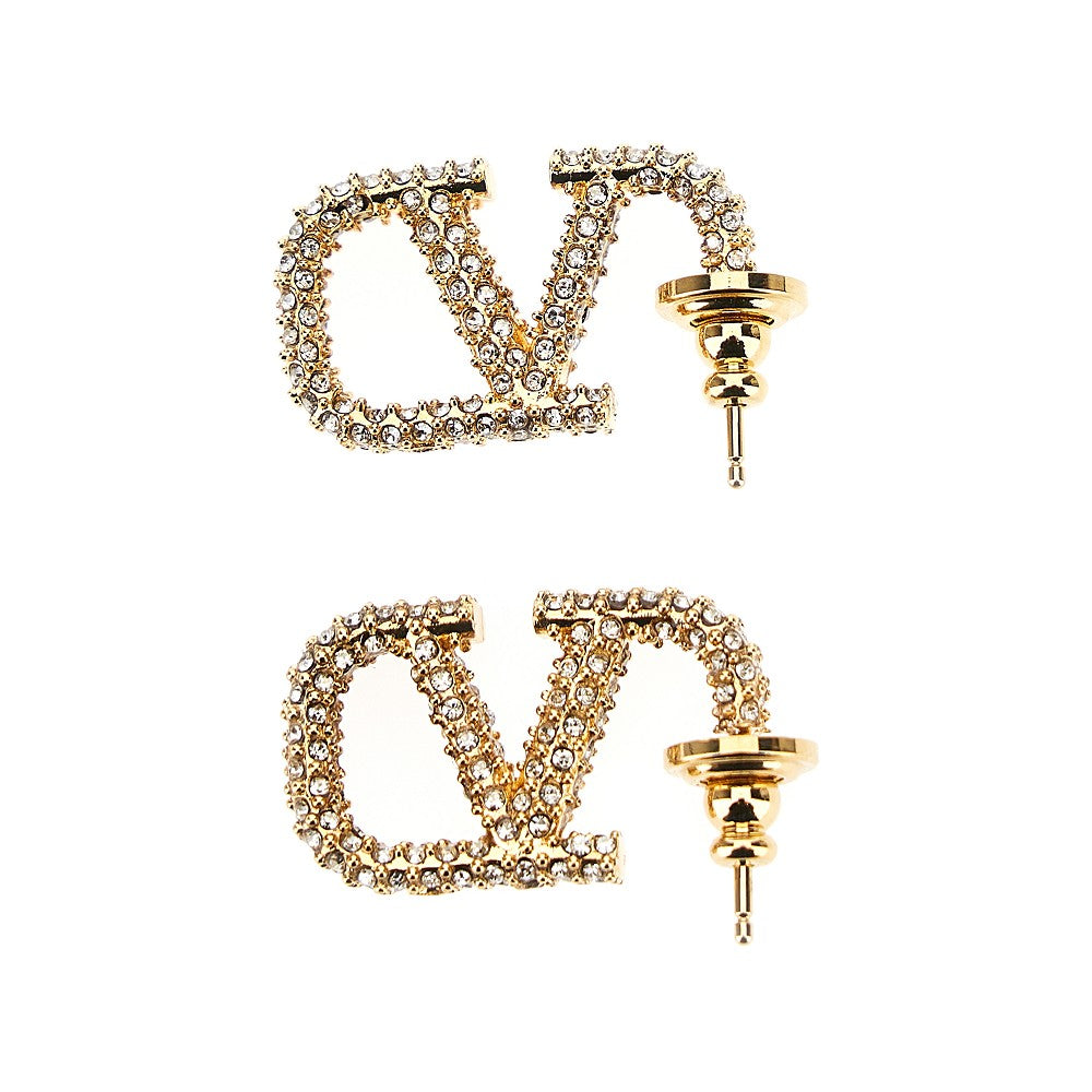Orecchini VLogo Signature con Swarovski