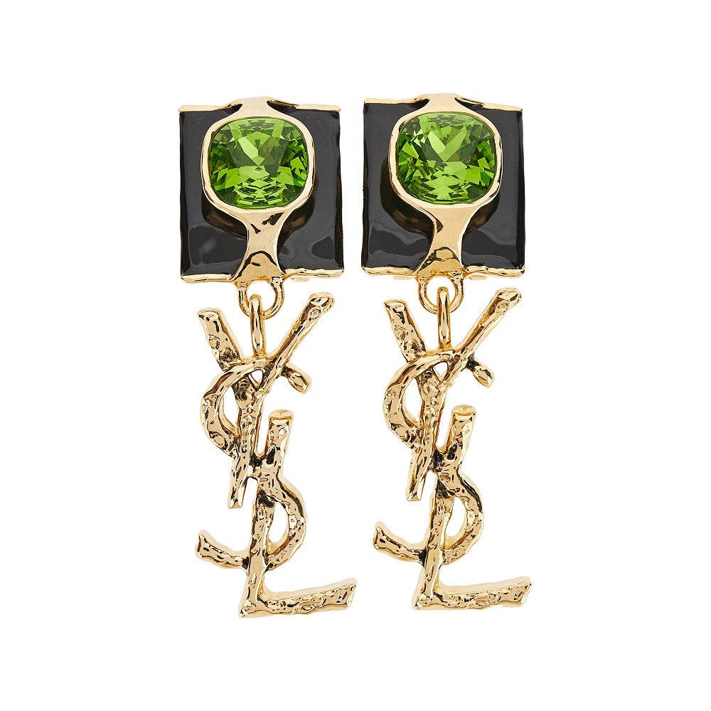 Cassandre pendant clip earrings