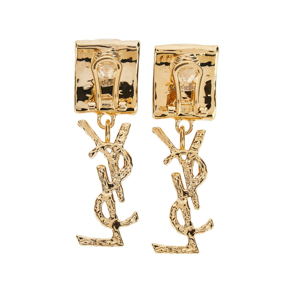Cassandre pendant clip earrings