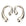 &#39;P&#39; earrings