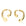 &#39;P&#39; earrings