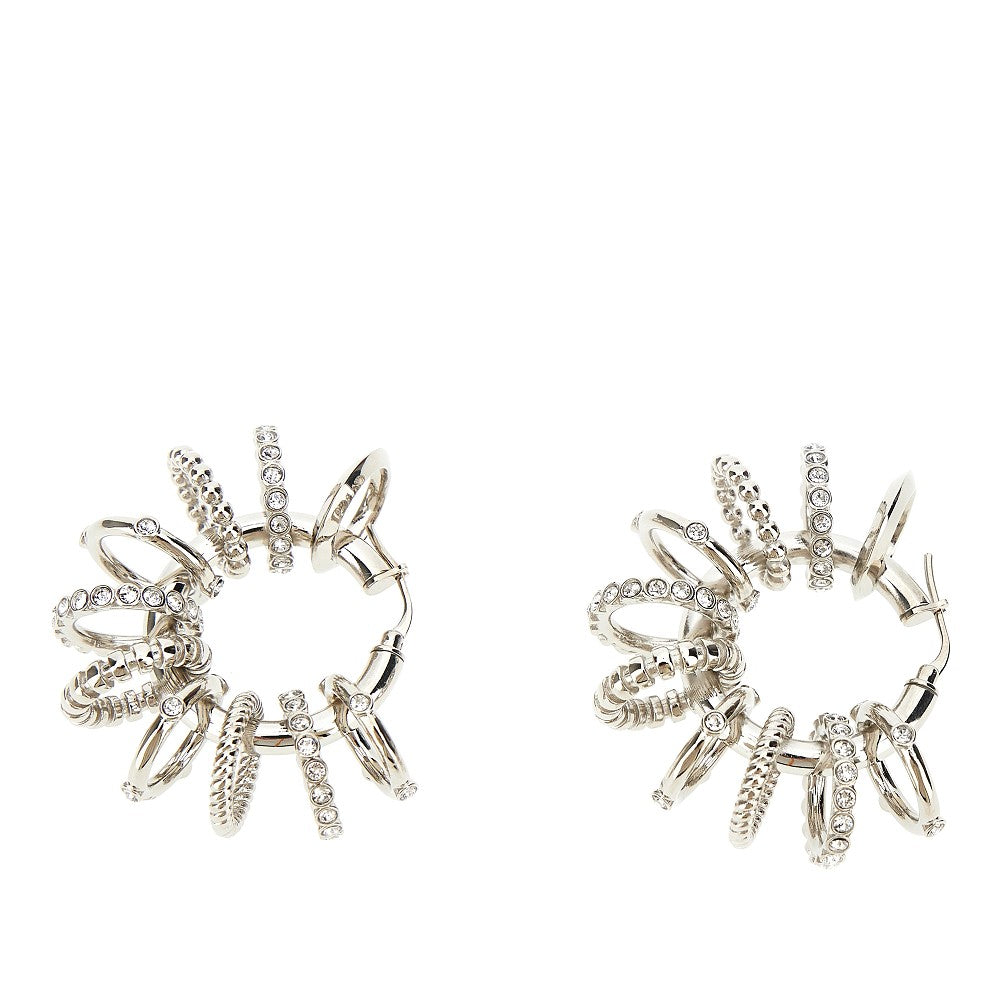 Ring hoop earrings