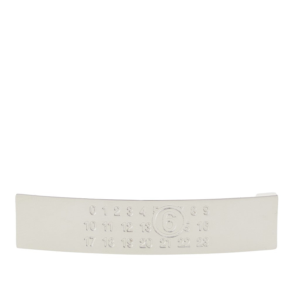 Engraved logo hair clip