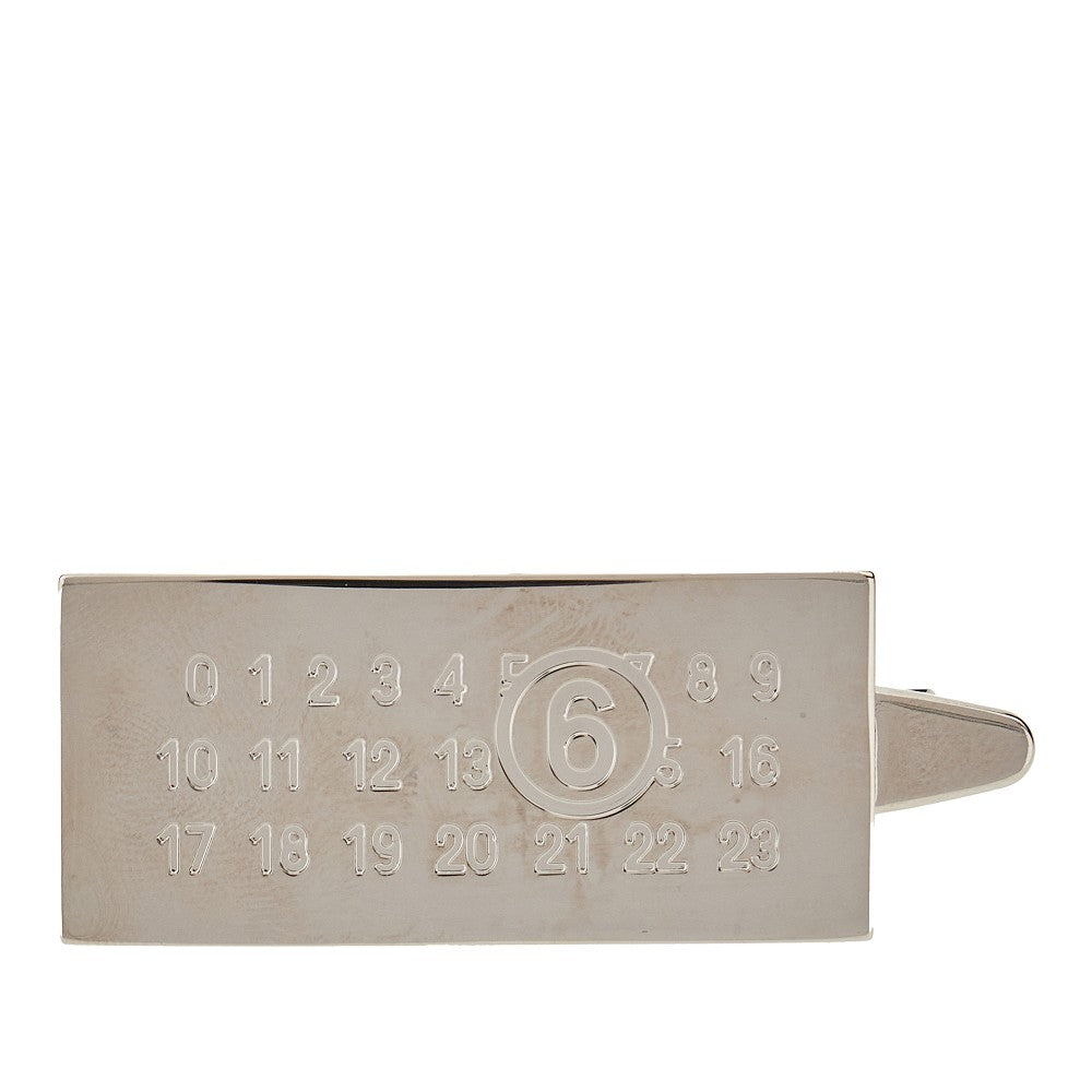 Numeric logo hair clip