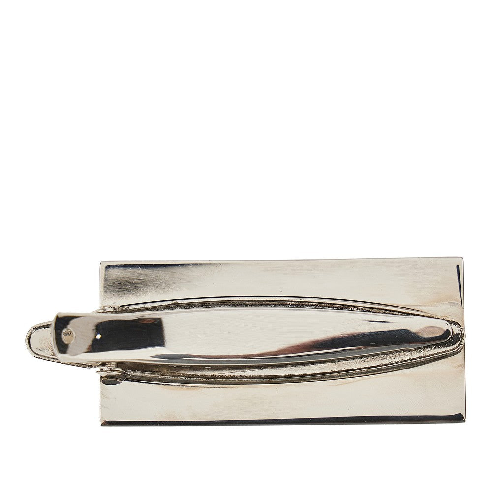 Numeric logo hair clip