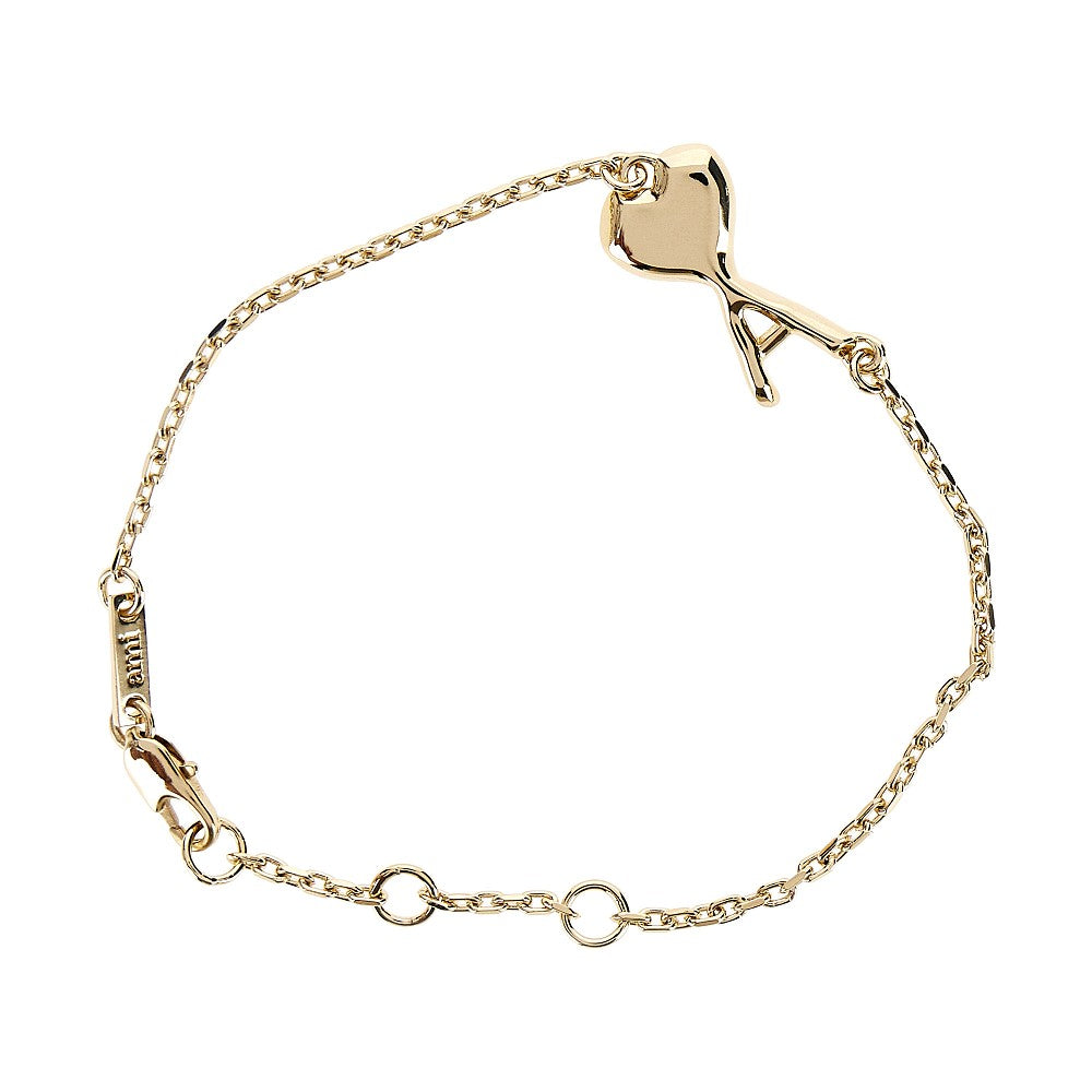 Bracciale Ami de Coeur martellato in ottone