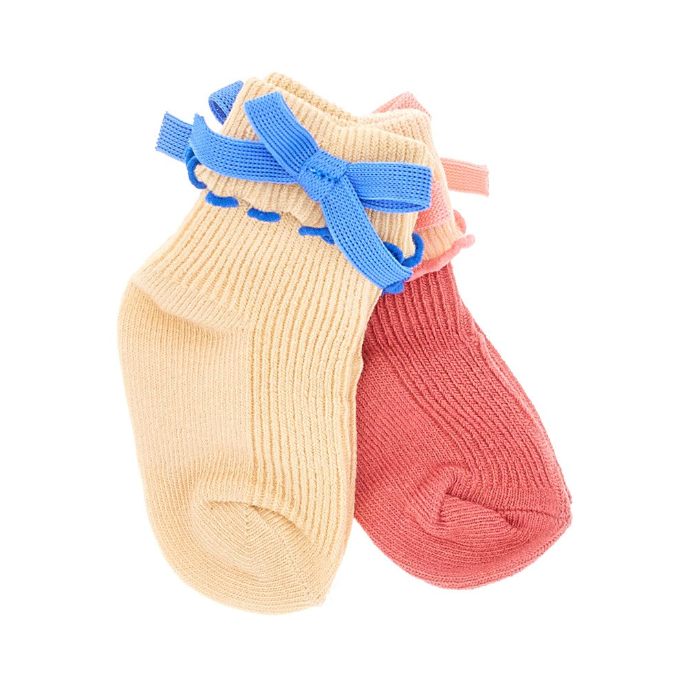 2 Pack socks with bow