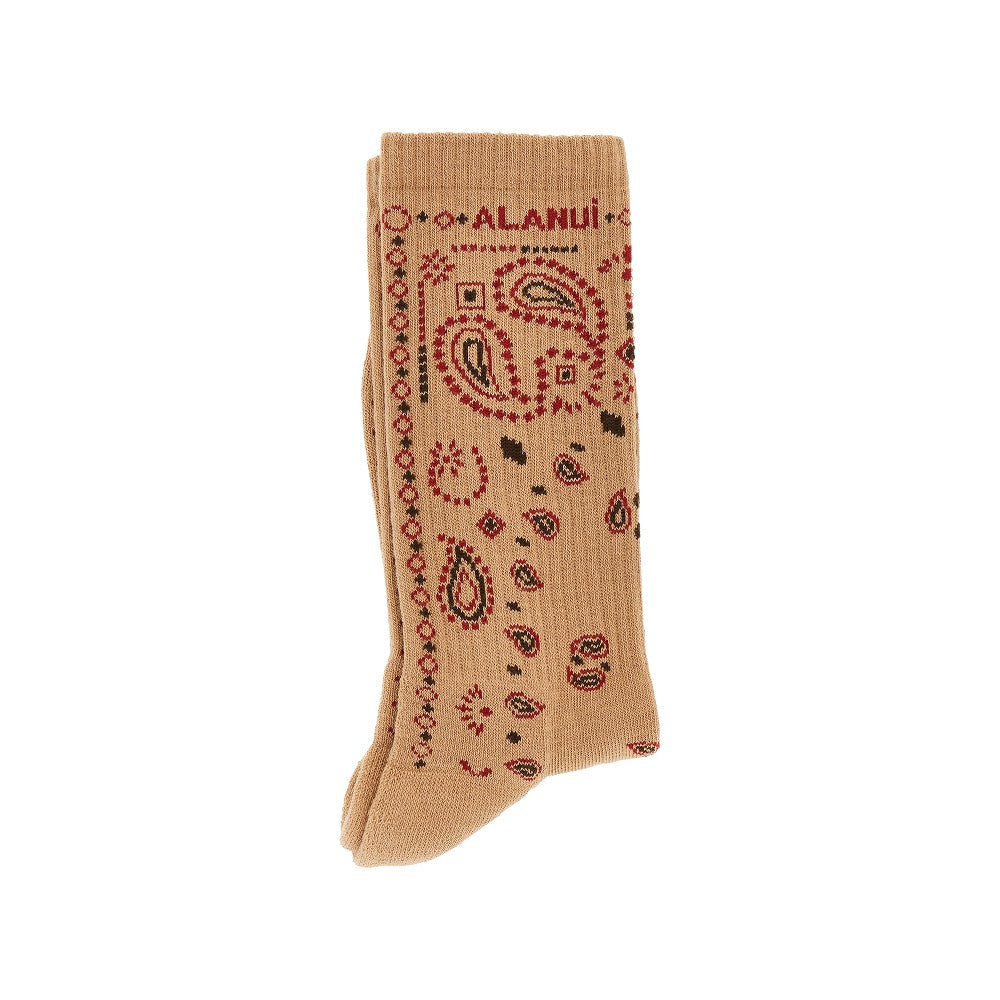 Calzini in misto cotone con motivo Bandana